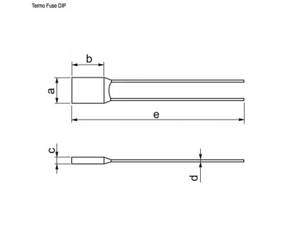 Termo fuse 125*C 3A DIP