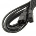 SCZ, сетевой шнур  3х0.75 мм2 (AC, мама, прям - AC, папа, прям), 5м