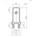 DJ614-6.3, клемма ножевая на плату (6.35x0.8mm)