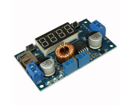 EM-829, понижающий DC-DC преобразователь (5...36/ 1,25...32 В) LED и фунциея ЗУ, на XL4015