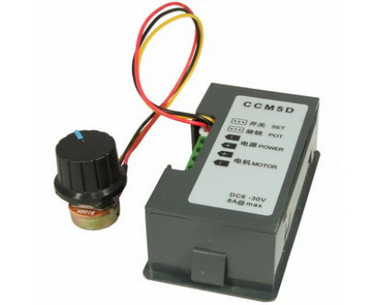 EM-714, ШИМ-регулятор скорости вращения DC двигателя с дисплеем